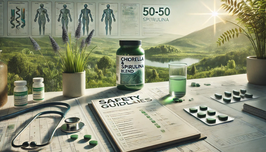 Safety & Side Effects: Who Should Use Caution, How to Ensure a Positive Experience, and What to Know Before Adding a 50-50 Chlorella & Spirulina Blend.