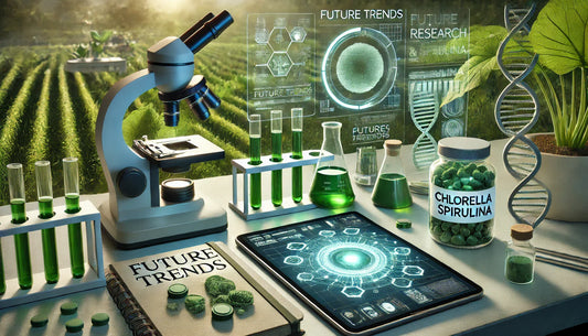 Looking Ahead: Future Research, Trends, and Innovations in Chlorella & Spirulina. Recap Key Insights and Gain Confidence in a 50-50 Blend for Ongoing Wellness.