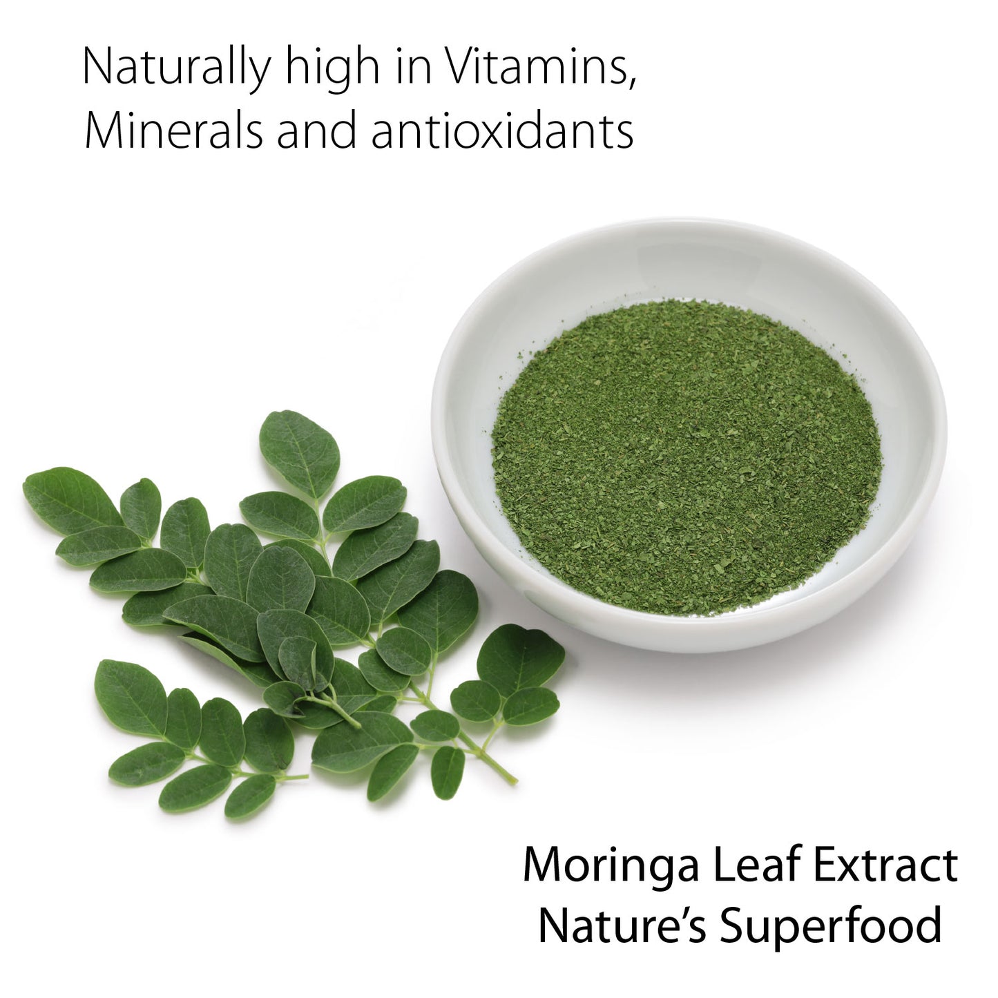 Ecogenya Organic Moringa Leaf Extract Capsules – 600mg, Vegan Capsules