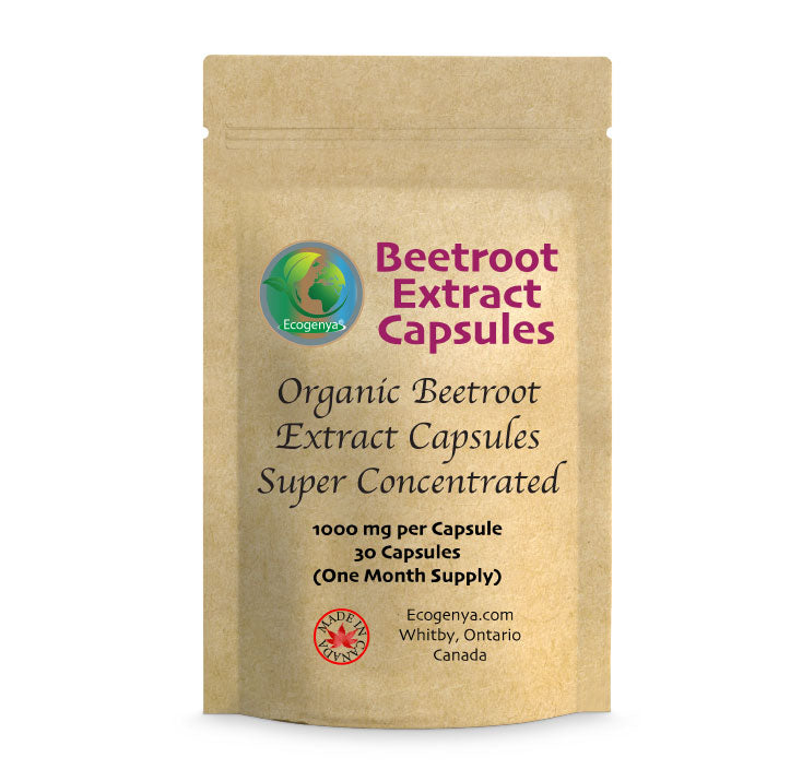 Beetroot Capsules 1000mg with 30 Nitric Oxide Test Strips - Boost Circulation & Energy Naturally