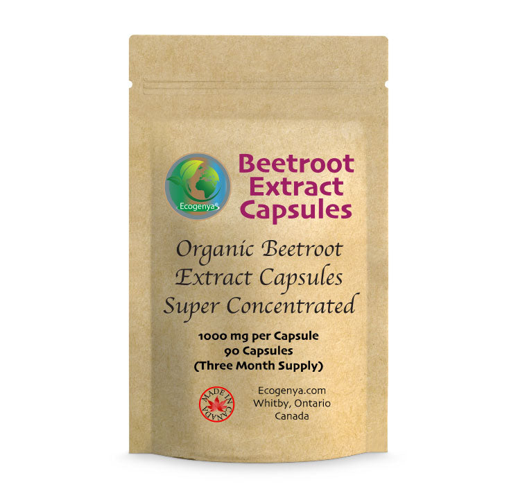 Beetroot Capsules 1000mg with 30 Nitric Oxide Test Strips - Boost Circulation & Energy Naturally