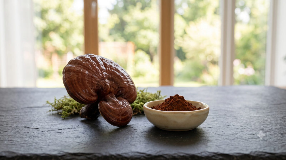 Reishi mushroom and extract powder