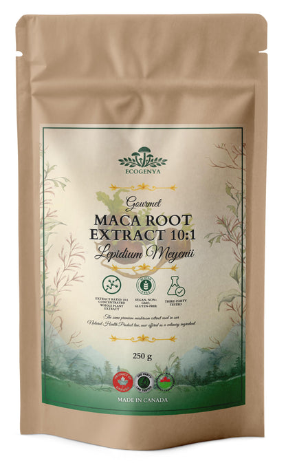 Ecogenya Maca Root Extract Powder 10:1, 250 g pouch
