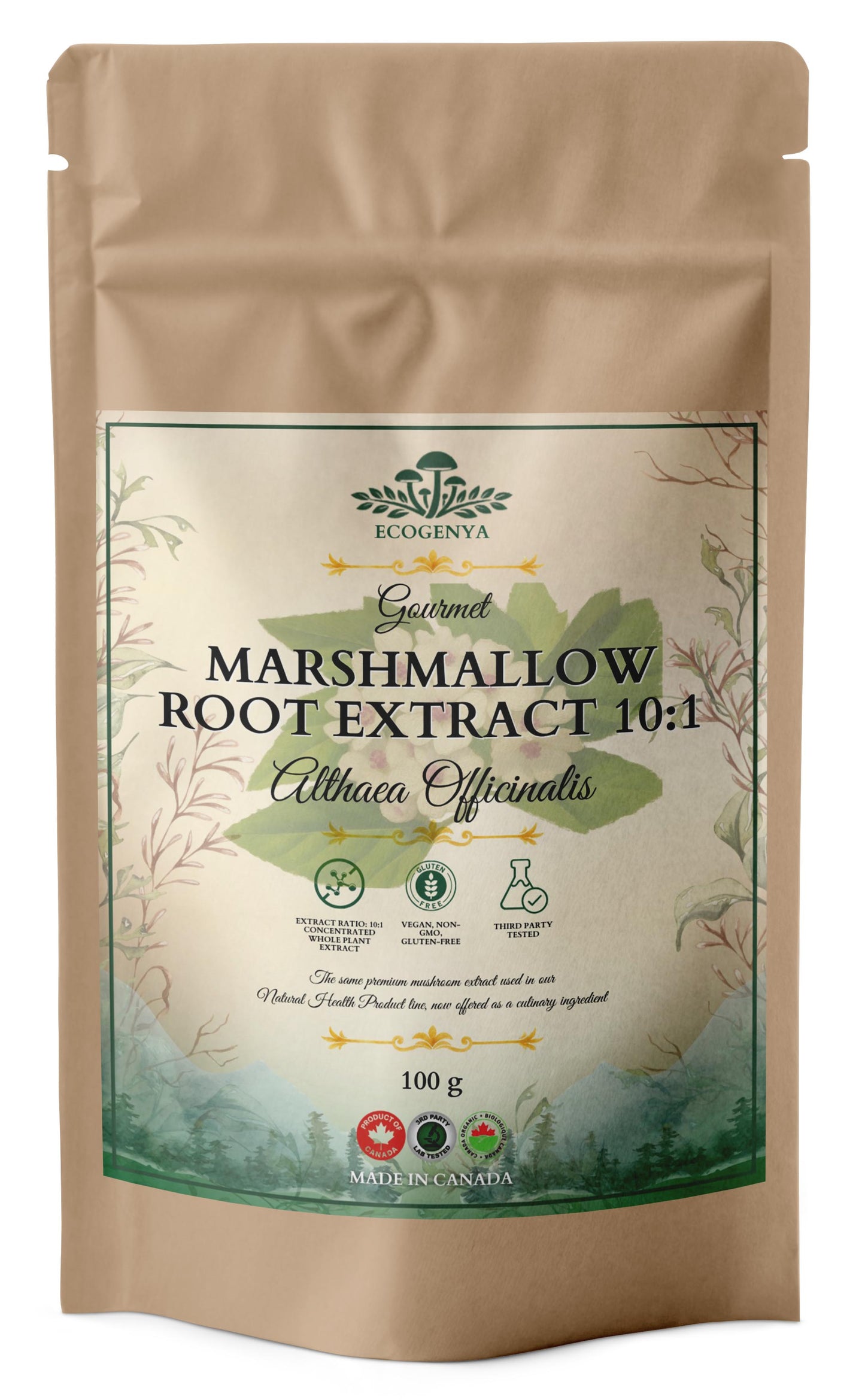 Marshmallow Root Extract 10:1 – Soothing, Whole-Root, Kitchen-Ready