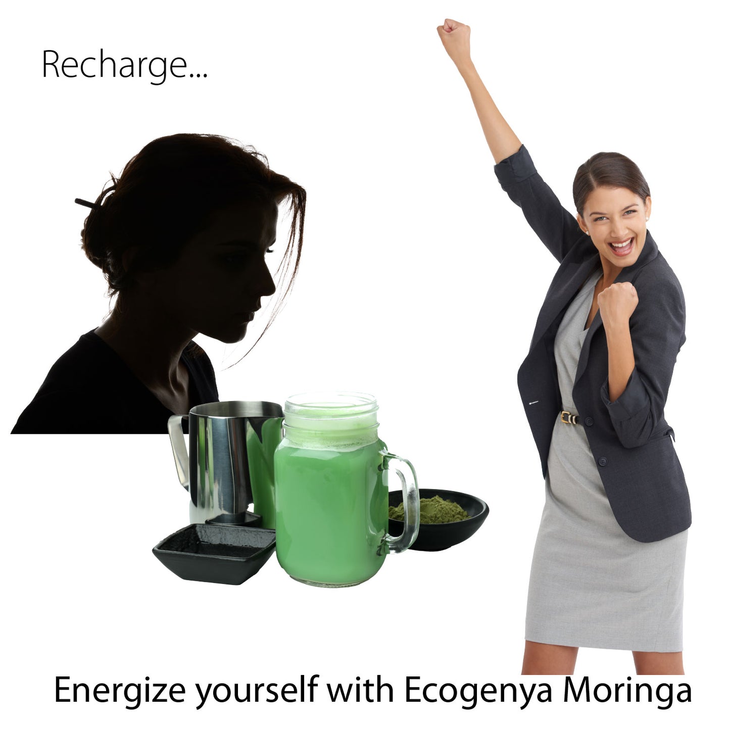 Ecogenya Moringa Leaf Extract Powder | Organic, Non-GMO | Supports Energy, Immunity & Detox