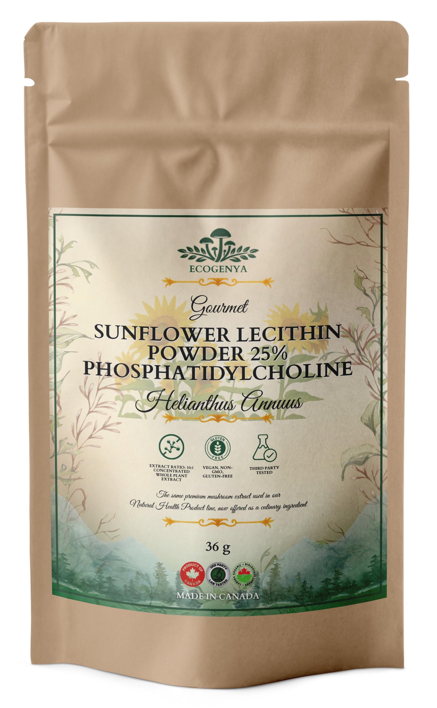 Lécithine de tournesol en poudre