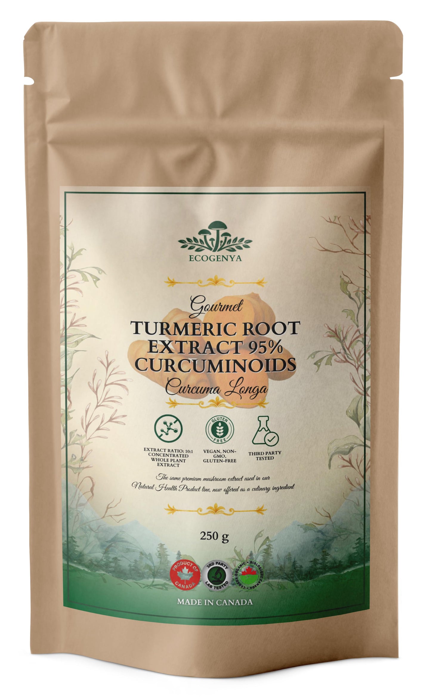Turmeric Root Extract 95% Curcuminoids – Kitchen-Ready