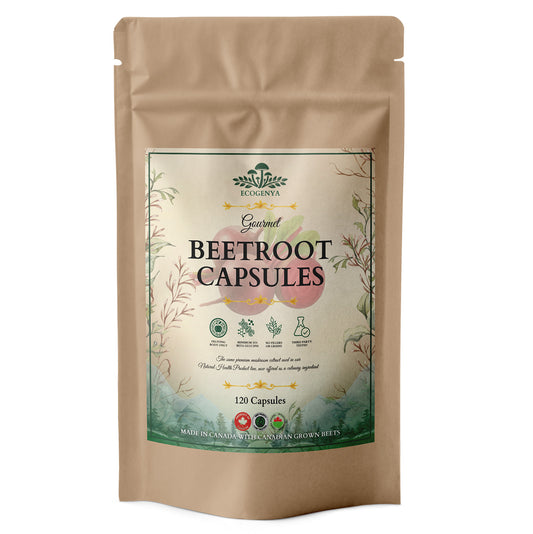 Ecogenya Daily Beets Beetroot Capsules – Premium Beet Root Powder, No Fillers