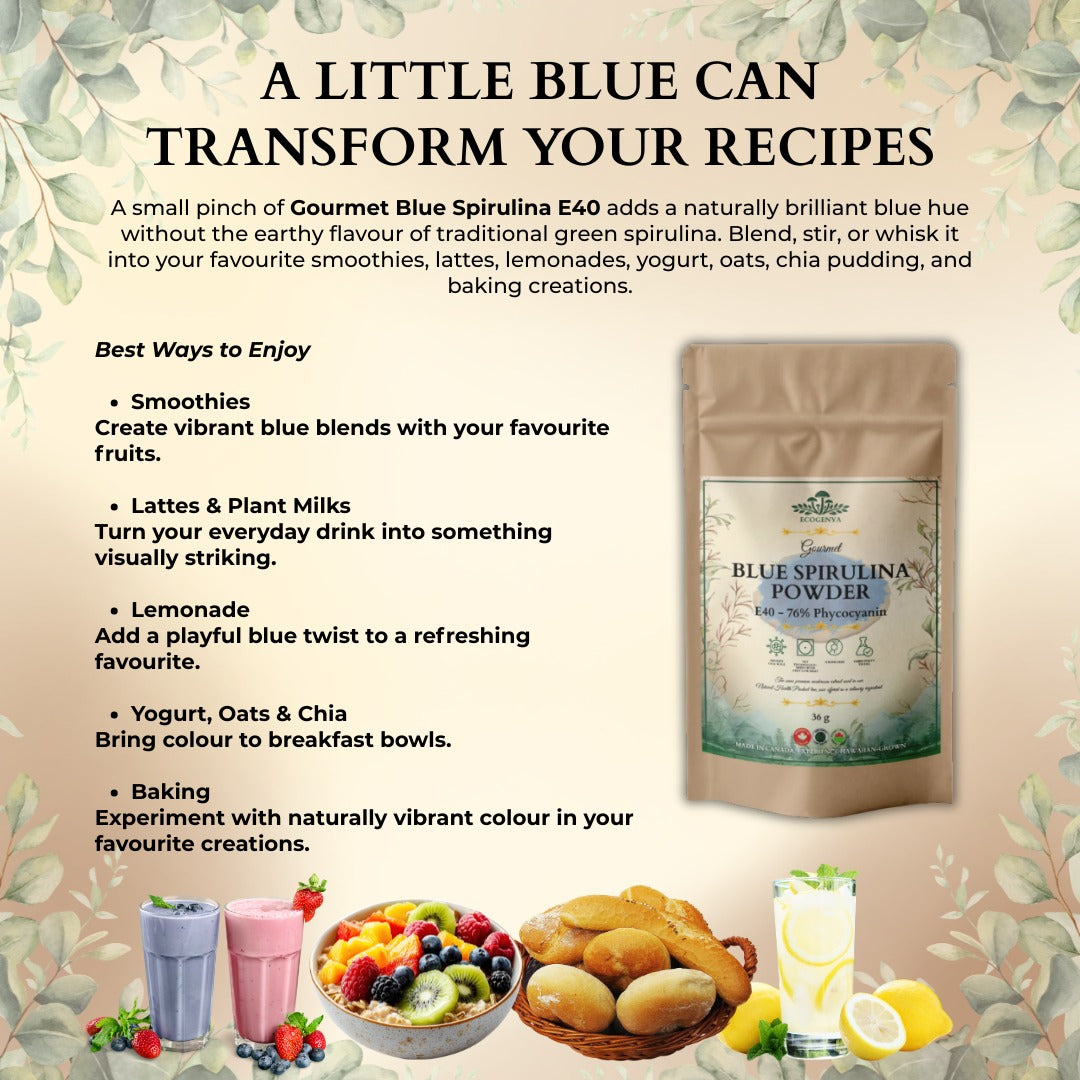 Organic Blue Spirulina Powder – Hawaiian-Grown Phycocyanin, Source of Antioxidants