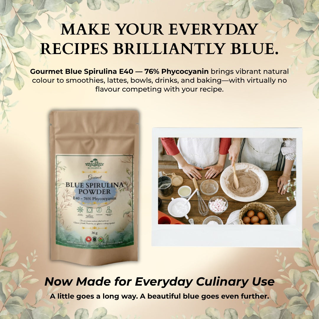 Organic Blue Spirulina Powder – Hawaiian-Grown Phycocyanin, Source of Antioxidants