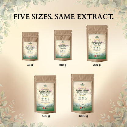 Burdock Root Extract 10:1 – Earthy, Whole-Root, Kitchen-Ready