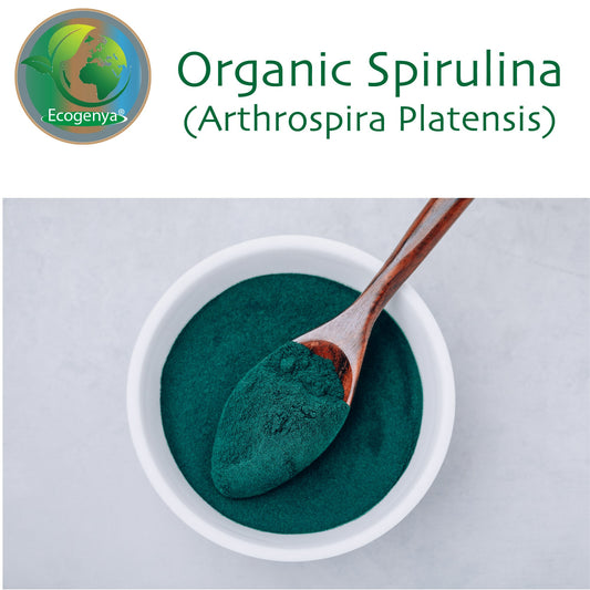 Chlorella Spirulina Tablets - 500mg | Powerful Detox & Immune Boost | Organic Superfood Supplement - Ecogenya
