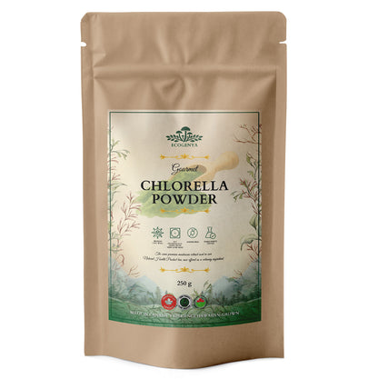 Ecogenya Daily Greens Chlorella Powder – Broken Cell Wall Chlorella for Smoothies & Juices