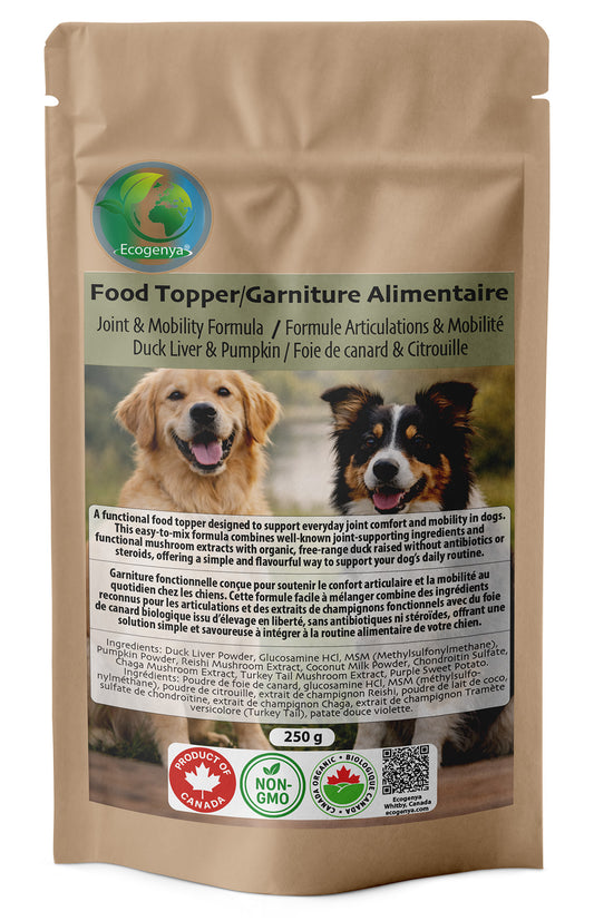 Joint & Mobility Functional Topper for Dogs - Glucosamine, MSM & Mushrooms