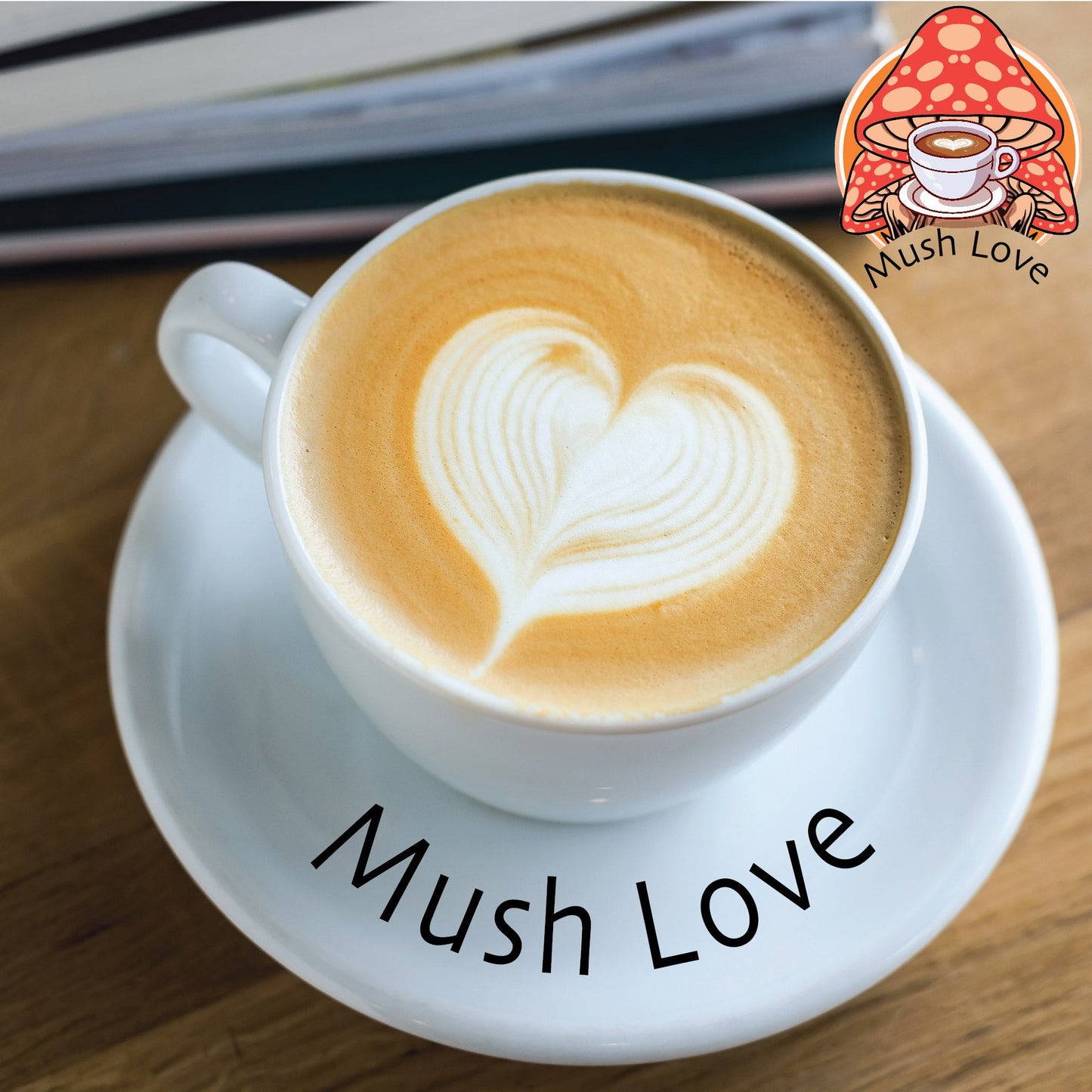 Mushroom Cappuccino – Premium Instant Arabica Organic Cappuccino with Fantastic Fungi Super 7 Mushroom Extract Blend - Ecogenya