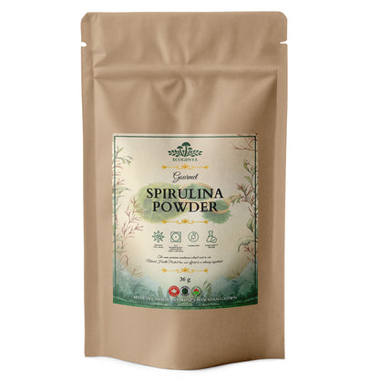 Ecogenya Daily Greens Spirulina Powder — Hawaiian-grown, packaged in Canada
