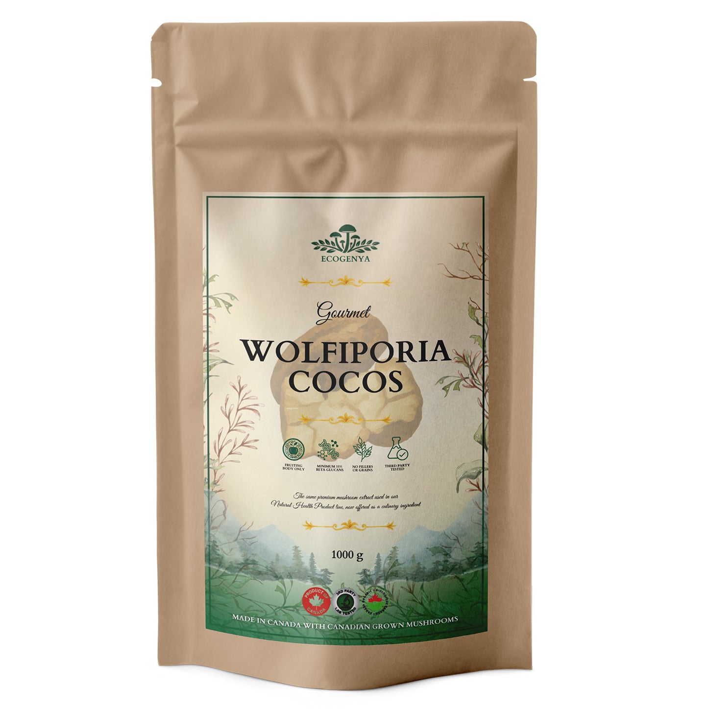 Gourmet Wolfiporia Cocos Mushroom Extract – Organic Wolfiporia Cocos Powder